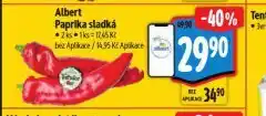 Albert Paprika sladká nabídka