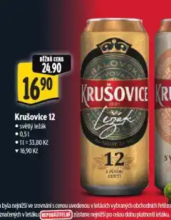 Albert Pivo krušovice 12 královský ležák nabídka
