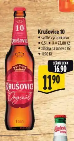 Albert Pivo krušovice 10 nabídka