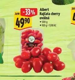 Albert Rajčata cherry oválná nabídka
