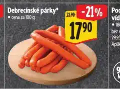 Albert Debrecínské párky nabídka