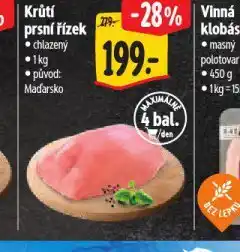Albert Krůtí prsní řízek nabídka