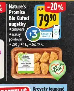 Albert Bio kuřecí nugetky nabídka