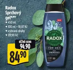 Albert Radox Sprchový gel nabídka