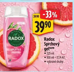 Albert Radox Sprchový gel nabídka