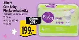 Albert Albert Cute Baby Plenkové kalhotky nabídka
