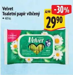 Albert Velvet Toaletní papír vlhčený nabídka