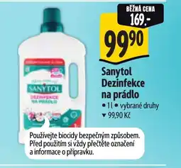 Albert Sanytol Dezinfekce na prádlo nabídka