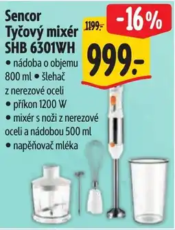 Albert Sencor Tyčový mixér SHB 6301WH nabídka