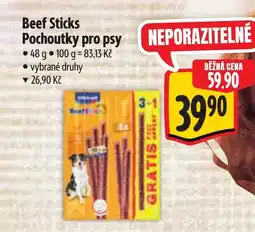Albert Beef Sticks Pochoutky pro psy nabídka