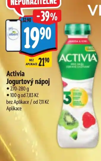 Albert Activia Jogurtový nápoj nabídka