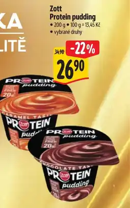 Albert Zott Protein pudding nabídka