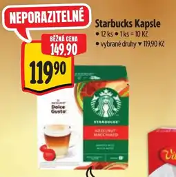 Albert Starbucks Kapsle nabídka