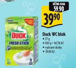 Albert Duck WC blok nabídka