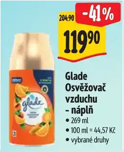 Albert Glade Osvěžovač vzduchu - náplň nabídka