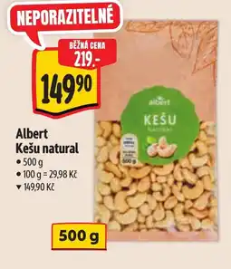 Albert Albert Kešu natural nabídka