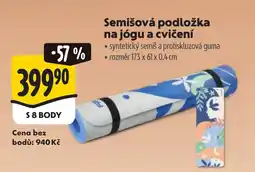 Albert Semišová podložka na jógu a cvičení nabídka