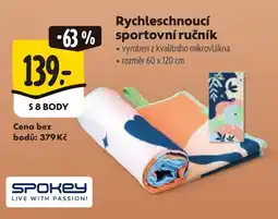 Albert Rychleschnoucí sportovní ručník nabídka