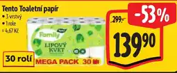 Albert Tento Toaletní papír nabídka