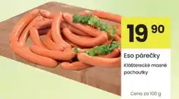 Kubík potraviny Eso párečky nabídka