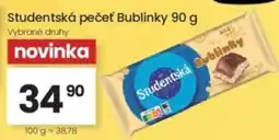 Kubík potraviny Studentská pečeť Bublinky nabídka