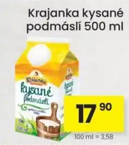 Kubík potraviny Krajanka kysané podmáslí nabídka