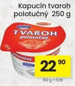 Kubík potraviny Kapucín tvaroh polotučný nabídka
