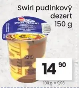 Kubík potraviny Swirl pudinkový dezert nabídka