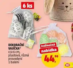 Penny Market DEKORAČNÍ VAJÍČKA, 6 ks nabídka