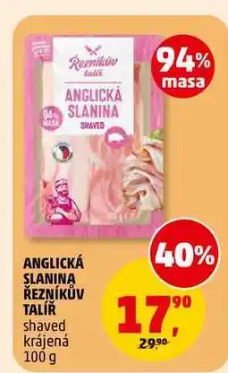 Penny Market ANGLICKÁ SLANINA ŘEZNÍKŮV TALÍŘ nabídka