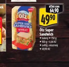 Albert Ölz super sandwich nabídka