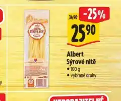 Albert Sýrové nitě nabídka