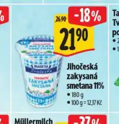 Albert Jihočeská zakysaná smetana 11% nabídka