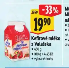 Albert Kefírové mléko z valašska nabídka