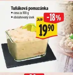 Albert Tuňáková pomazánka nabídka