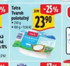 Albert Tatra tvaroh polotučný nabídka