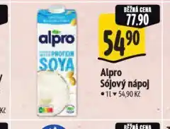Albert Alpro sójový nápoj nabídka