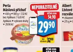 Albert Perla máslová příchuť nabídka