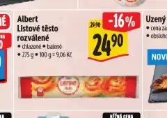 Albert Listové těsto rozválené nabídka