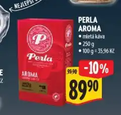 Albert Perla aroma mletá káva nabídka