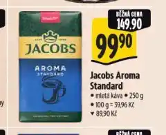 Albert Jacobs aroma standard mletá káva nabídka