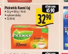 Albert Pickwic ranní čaj nabídka