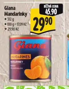 Albert Giana mandarinky nabídka