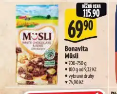 Albert Bonavita müsli nabídka