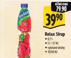Albert Relax sirup nabídka