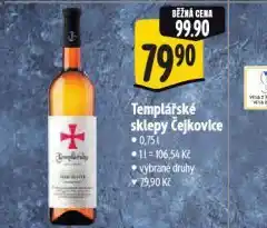 Albert Templářské sklepy čejkovice nabídka