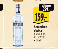 Albert Amundsen vodka nabídka