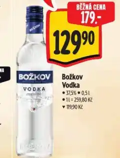 Albert Božkov vodka nabídka