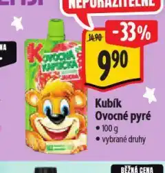 Albert Kubík ovocné pyré nabídka