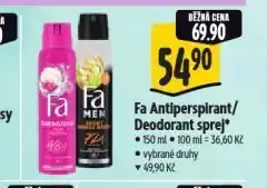 Albert Fa deodorant sprej nabídka